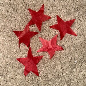 RED Era Red Confetti Taylor Swift Eras Tour VIP Box Star Confetti.